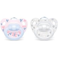 NUK Classic Dummy HAPPY DAYS 0+, Girl, 2 pcs - Baby Pacifier