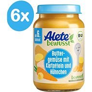 ALETE BIO Side Dish Carrot with Potato and Chicken 6 × 190g - Baby Food