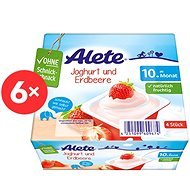 ALETE Strawberry yoghurt dessert 6 × 400 g - Baby Food