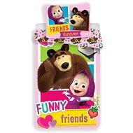 Jerry Fabrics Mása és a medve Friends - Gyerek ágyneműhuzat