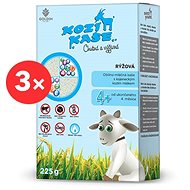GOLDIM Kozí  Rice Porridge 3 × 225g - Milk Porridge