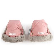 Zopa Fluffy Winter Gloves - Pink - Pushchair Gloves