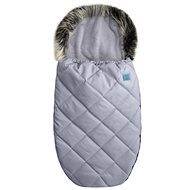 Belisima Luxury Fusak Quilted - Light Gray - Stroller Footmuff