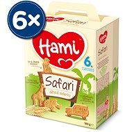 Hami Biscuits Safari 6 × 180g - Children's Cookies