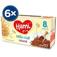 Hami Milk with Porridge Cocoa 6× (2× 250ml) - Drink