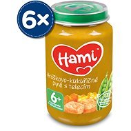 Hami Peas-Corn Purée with Veal 6 × 200g - Baby Food