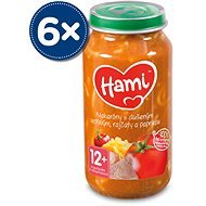 Hami Macaroni with Steamed Pork, Tomatoes and Pepper 6 × 250g - Baby Food