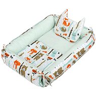 New Baby  Multifunctional Nest with a Pillow - Forrest Animals - Baby Nest