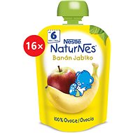NESTLÉ pocket BANÁN, Apple 16 × 90 g - Baby Food