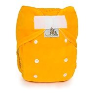 Bamboolik Night Fitted Nappy Duo, Yellow - Nappies