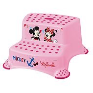 KEEEPER Dvojstupienok „Mickey & Minnie“ - ružový - Stupienok