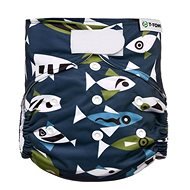 T-tomi AIO Velcro fastening set, Fish - Nappies