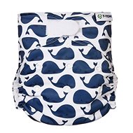 T-tomi AIO Velcro fastener set, Whales - Nappies