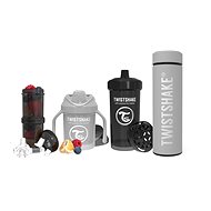 TWISTSHAKE Bottle set with thermos - gray / black - Kit