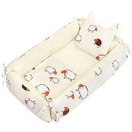 New Baby Multifunctional Nest with Pillow and Blanket, Bear - Grey - Baby Nest