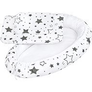 New Baby Luxurious Nest with blanket and cushion cushion - white - Baby Nest