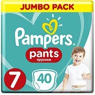 PAMPERS Pants Jumbo Pack, veľ. 7 (40 ks) - Plienkové nohavičky