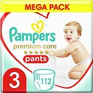 PAMPERS Premium Pants Mega Box veľ. 3 (4× 28 ks) - Plienkové nohavičky