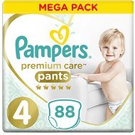 PAMPERS Premium Pants Mega Box veľkosť 4 (88 ks) - Plienkové nohavičky