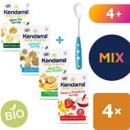 Kendamil Bio/organikus csecsemőtápszer mix,  4× 150 g - Tejmentes zabkása