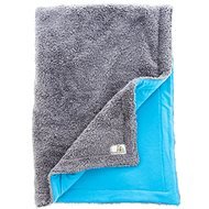 Bamboolik Comforter size S, Grey + Turquoise - Blanket