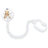 NUK Soother Clip Penguin - White - Dummy Clip