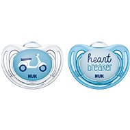 NUK Dummy Freestyle BOX Boy Sweet Heart, 2 Pcs - Baby Pacifier