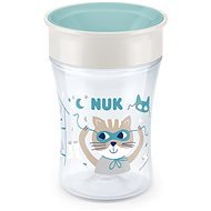 NUK Magic Cup with Lid 230ml - Green, Mix of Motifs - Baby cup