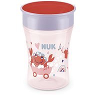 NUK Magic Cup Bögre fedéllel 230 ml - piros, többféle motívum - Tanulópohár