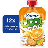 Sunar Capsule Cool fruit Orange, banana, biscuit 12×120 g - Meal Pocket