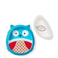 Skip Hop Zoo 2-in-1 - Plate and Bowl - Owl - Children's Dining Set