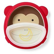 Skip Hop Zoo 2-in-1 - Plate and Bowl - Monkey - Children's Dining Set