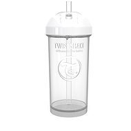 TWISTSHAKE Bottle with Straw  360ml White - Children's Water Bottle
