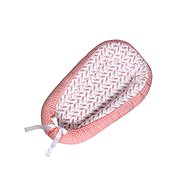 SCAMP Bird's Nest with Coconut Insert - Pink-White - Baby Nest