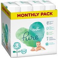 PAMPERS Pure Protection Size 3 (124 pcs) - Baby Nappies