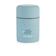MINILAND Silky Thermos for Food 600ml - Blue - Children's Thermos