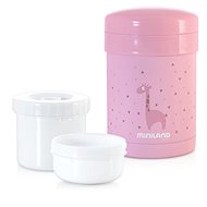 MINILAND Thermic Thermos and Food Cups 700ml - Pink - Children's Thermos