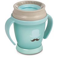 LOVI Cup 360° JUNIOR 250 ml with Handles RETRO - Blue - Baby cup