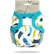 PETIT LULU Newborn Cover - Turquoise Feathers - Nappies