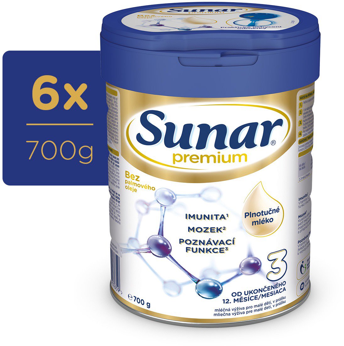 Sunar Premium 3 Toddler Milk, 6×700g - Baby Formula