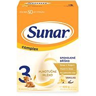 Sunar Complex 3 batoľacie mlieko vanilka 600 g - Dojčenské mlieko
