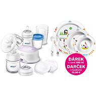 Philips AVENT Natural + sada pro kojení + jídelní sada - Odsávačka mléka