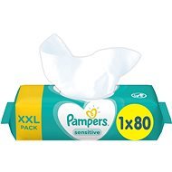 PAMPERS Sensitive XXL 80 db - Popsitörlő