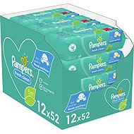 PAMPERS Fresh Clean 12 × 52 db - Nedves törlőkendő