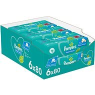 PAMPERS Fresh Clean XXL 6x80pcs - Baby Wet Wipes