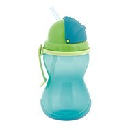 Canpol babies Sports Bottle with Straw 370ml Blue - Children's Water Bottle