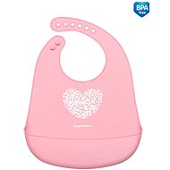(CARRIER ITEM) Canpol babies Bib Silicone with PASTEL Pocket - Bib