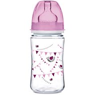 Canpol babies Wide-neck Bottle PARTY 240ml Pink - Baby Bottle