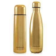 MINILAND Thermos Set & Thermos DeLuxe Set, Gold - Children's Thermos