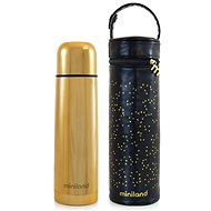 MINILAND DeLuxe Thermos & Thermo Pack Set Gold - Children's Thermos